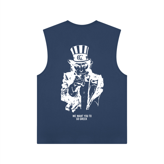 “We Want YOU To Go Greek” - Men's Performance Tank Top